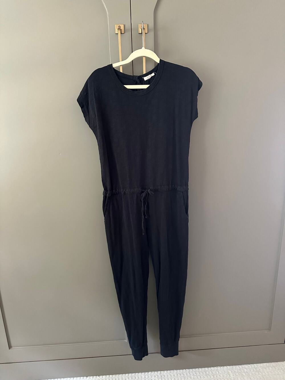 Leallo black jumpsuit size medium
